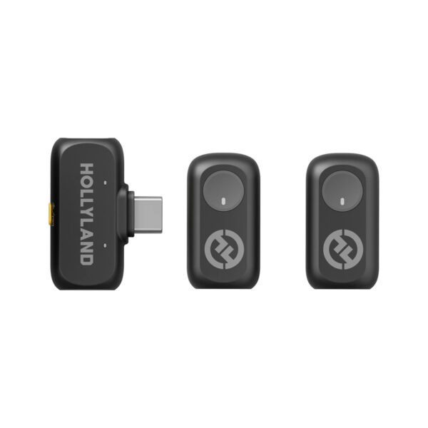 Hollyland Lark A1 Mini Duo (2TX + USB-C RX) - Gray