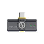 Hollyland LARK M2 DUO 2-Person Wireless Microphone System with USB-C Connector (2.4 GHz, Shine Charcoal) (For Type C Only)