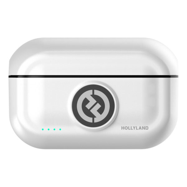 Hollyland LARK M2 DUO 2-Person Wireless Microphone System with USB-C Connector (2.4 GHz, Ivory White) (For Type C Only)