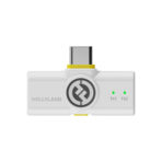 Hollyland LARK M2 DUO 2-Person Wireless Microphone System with USB-C Connector (2.4 GHz, Ivory White) (For Type C Only)