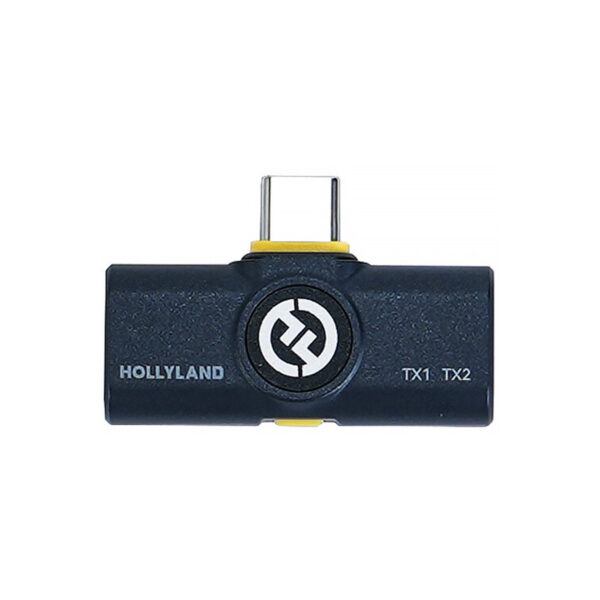 Hollyland LARK M2 Wireless Receiver with USB-C Connector for Mobile Devices (2.4 GHz, Shine Charcoal)