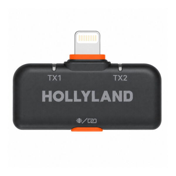 Hollyland LARK M2S Wireless Receiver with Lightning Connector for Mobile Devices (2.4 GHz, Space Gray)