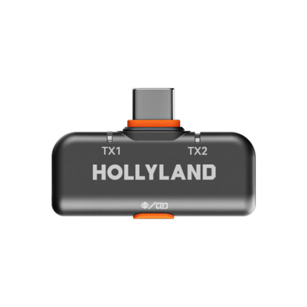 Hollyland LARK M2S Wireless Receiver with USB-C Connector for Mobile Devices (2.4 GHz, Space Gray)