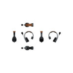 Hollyland Solidcom SE 2S 2-Person Full-Duplex Single-Ear Noise-Canceling Headset Intercom System (2.4 GHz)