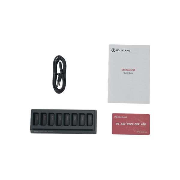 Hollyland Solidcom SE 8-Slot Charging Base for Wireless Intercom Headsets