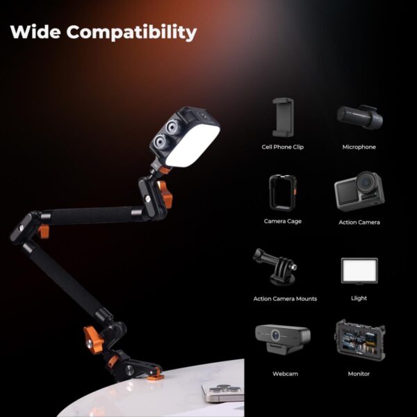 K&F Concept 22" Super Clamp & Magic Arm Kit with Phone Clip (KF31.201)