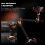 K&F Concept 22" Super Clamp & Magic Arm Kit with Phone Clip (KF31.201)