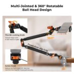K&F Concept 22" Super Clamp with Dual ARRI Locating Pins (KF31.201S1)