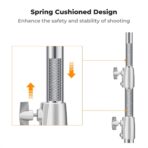 K&F Concept 2.8m Heavy Duty Stainless Steel Light Stand with Spring Buffer (KF34.044)