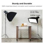 K&F Concept 2.8m Heavy Duty Stainless Steel Light Stand with Spring Buffer (KF34.044)