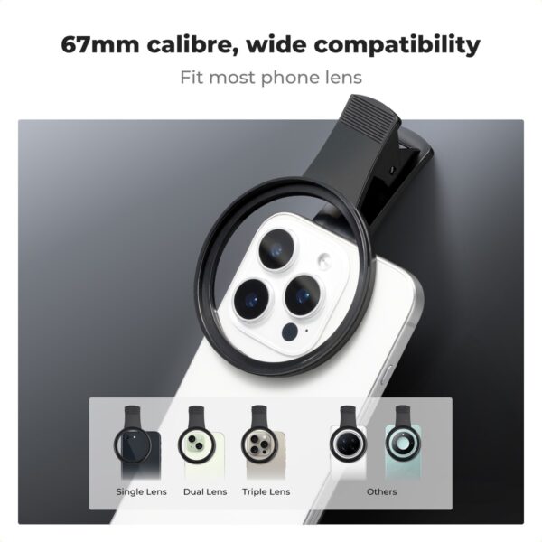 K&F Concept 67mm Universal Phone Filter Clamp (KF31.142)