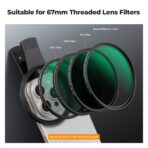 K&F Concept 67mm Universal Phone Filter Clamp (KF31.142)