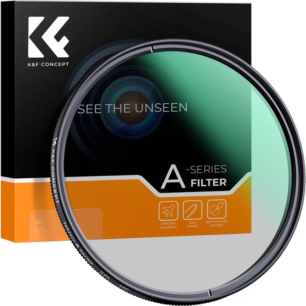 K&F Concept Nano-A Series 49mm CPL Filter (KF01.1153) K&F Concept Nano-A Series 49mm CPL Filter (KF01.1153)