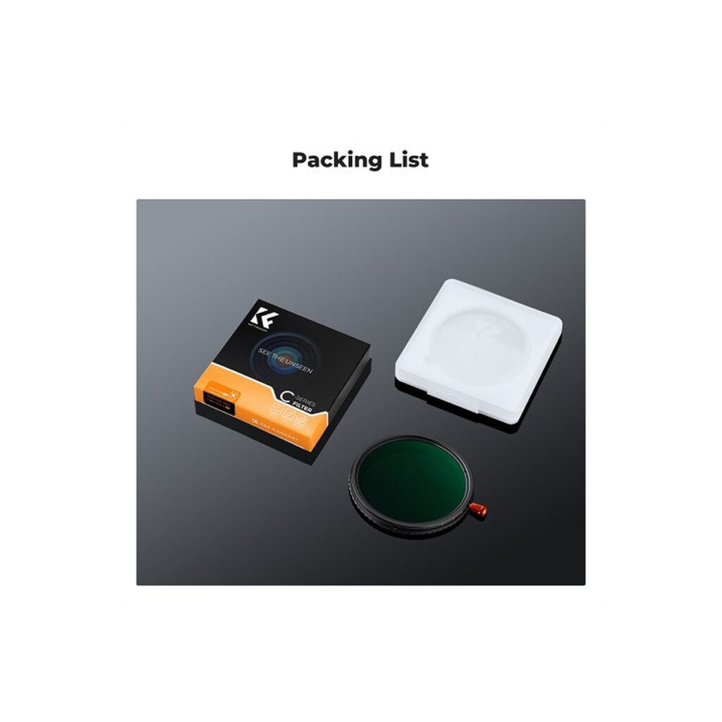 K&F Concept Nano-C Series 3-in-1 VND2-32 + CPL + Black Mist 1/4 Filter 82mm (KF01.2070)