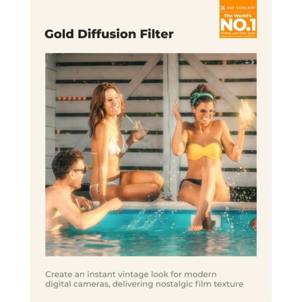 K&F Concept Nano-Xcel Gold Mist 1/4 Filter 58mm (KF01.3218V2)