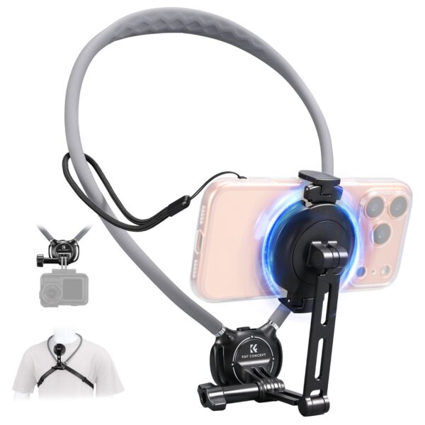 K&F Concept Neck Phone Mount (Grey) (KF15.0072)