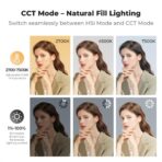 K&F Concept RGB LED Video Light 2700-7500K (Black) (KF34.052)
