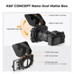 K&F Concept Square Movie Blackout Filter Kit 4x5.65" with Adapter Rings (SKU.2180V1)