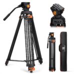 K&F Concept VA3 Tripod with BV70 Fluid Head, Entry Model (KF09.167)