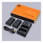 K&F Canon LP-E6NH Battery Kit - 2 Batteries and Dual Charger (KF28.0021)