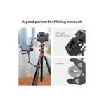 K&F Concept 11" Magic Arm with Super Clamp, Articulating Friction Arm Kit with 1/4" & 3/8" Screw & Cold Shoe Mount (KF31.132)