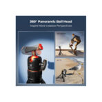K&F Concept 25.6" Magnetic Quick Release Tripod 2-in-1 Extendable 360° Ball Head (KF09.181)