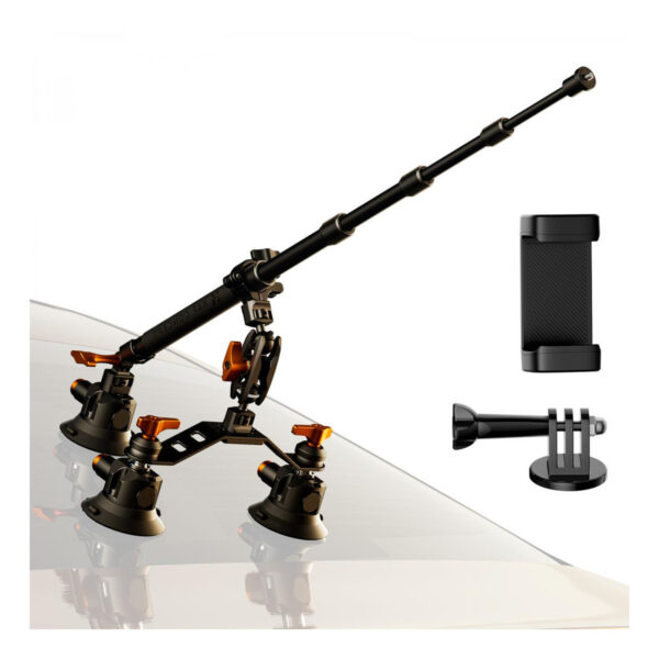 K&F Concept 3-in-1 Car Suction Cup Camera Mount Action Cam/Phone (KF31.197)