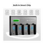 K&F Concept 4 Channel NP F Battery Charger with LCD Display (KF28.0045EU)