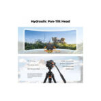 K&F Concept 73" Aluminum Travel Tripod with Fluid Head (KF09.172)