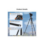 K&F Concept 73" Aluminum Travel Tripod with Fluid Head (KF09.172)