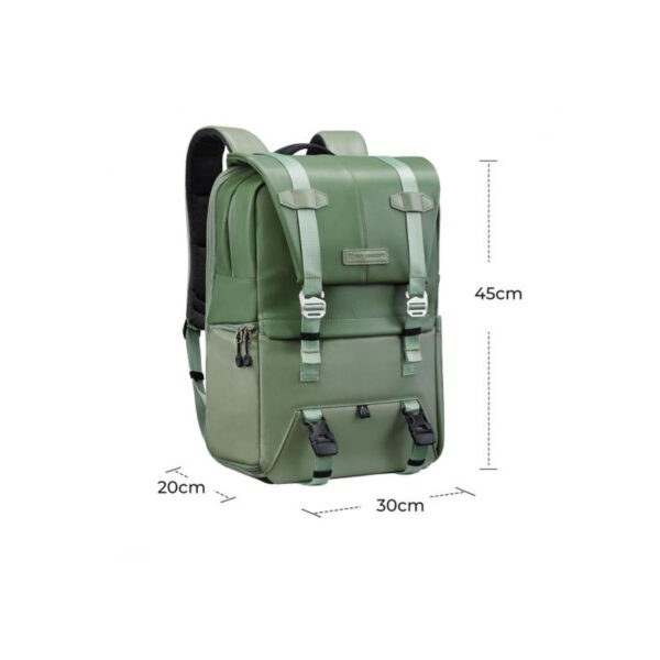 K&F Concept Camera Backpack 20 L Urban Wander 01 - Light green | K&F Concept Travel Camera Bag (KF13.087AV9)