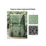 K&F Concept Camera Backpack 20 L Urban Wander 01 - Light green | K&F Concept Travel Camera Bag (KF13.087AV9)