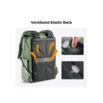 K&F Concept Camera Backpack 20 L Urban Wander 01 - Light green | K&F Concept Travel Camera Bag (KF13.087AV9)