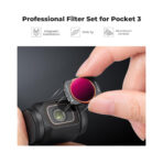 K&F Concept DJI Osmo Pocket 3 - 6-in-1 Magnetic Filter Set (UV, CPL, ND/PL) (SKU.2149)