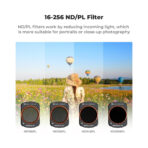 K&F Concept DJI Osmo Pocket 3 - 6-in-1 Magnetic Filter Set (UV, CPL, ND/PL) (SKU.2149)