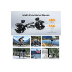 K&F Concept Dual Super Clamp 360° Ball Head Handlebar Mount (KF31.204S2)