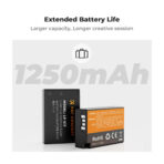 K&F Concept LP-E17 Battery 3-Pack with Upgraded 3-Slot LCD Charger (KF28.0052)