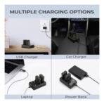 K&F Concept LP-E17 Battery Charger, Dual Slot Quick Charger for Canon EOS RP, Rebel T8i, T7i, T6i, T6s, SL2, SL3, EOS M3, M5, M6 Mark II, 77D, 200D, 750D, 760D, 800D, 8000D Camera (KF28.0008)