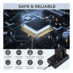 K&F Concept LP-E17 Battery Charger, Dual Slot Quick Charger for Canon EOS RP, Rebel T8i, T7i, T6i, T6s, SL2, SL3, EOS M3, M5, M6 Mark II, 77D, 200D, 750D, 760D, 800D, 8000D Camera (KF28.0008)