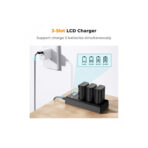 K&F Concept LP-E6/LP-E6NH Battery 3-Pack with 3-Slot Charger (KF28.0039)