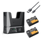 K&F Concept LP-E6NH 2-Pack Batteries + 18W Charger Canon EOS (KF28.0088)
