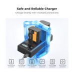 K&F Concept LP-E6NH Triple Slot Battery Charger LCD Canon EOS (KF28.0062)