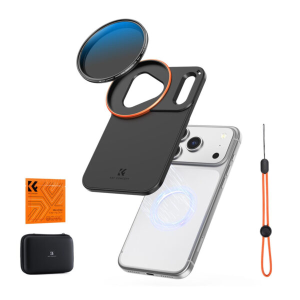 K&F Concept Magnetic Phone Lens Adapter 58mm Variable ND2-32 Filter (KF15.0020)