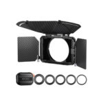 K&F Concept Matte Box Kit 4×5.65" Filter 67-95mm Adapters (2322V1)