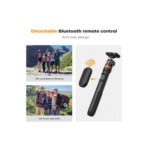 K&F Concept MS08 62” Tripod Phone Selfie Stick with Bluetooth Remote + GoPro Adapter (KF09.127)