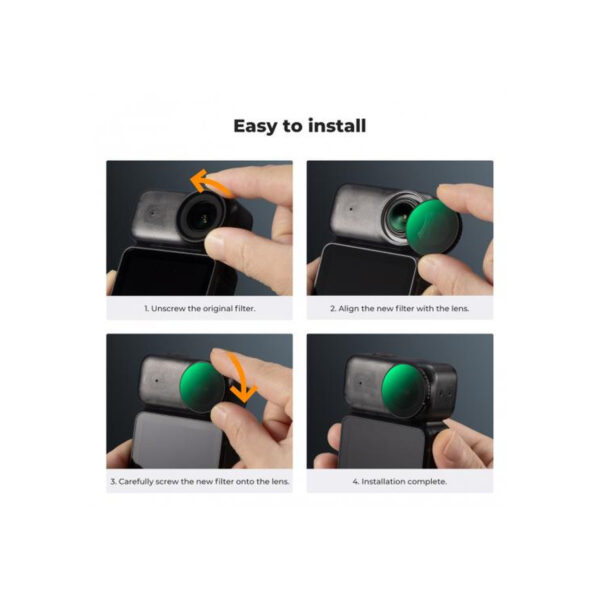 K&F Concept ND & CPL Filter Set for DJI Osmo Nano - 6-Pack ND8-ND256 & Polarizing Lens Filters (SKU.2702)