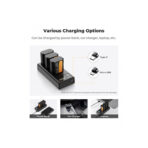 K&F Concept NP-FZ100 Battery 3-Pack with 3-Slot Charger (KF28.0038)