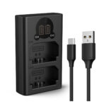 K&F Concept NP-FZ100 Battery Charger with LCD for Sony Alpha Cameras (KF28.0010V1)