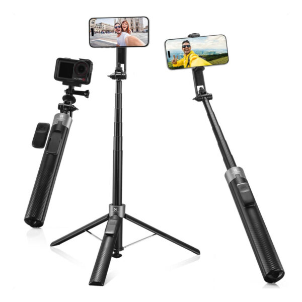 K&F Concept Popod 72" 3-in-1 Magnetic Phone Tripod Selfie Stick Remote (KF15.0015)