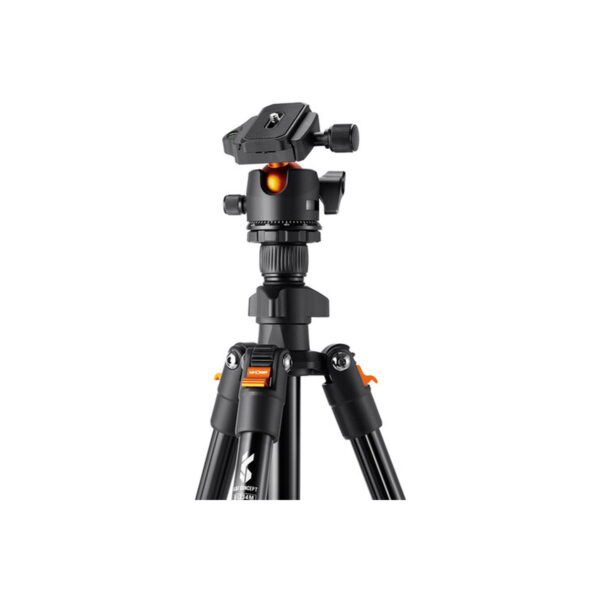 K&F Concept Professional Video Tripod with Ball Head & Phone Clip (KF09.101V1)